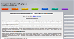 Desktop Screenshot of emergencydepartmentnegligence.com