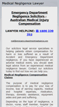 Mobile Screenshot of emergencydepartmentnegligence.com